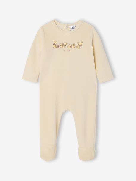 Lot de 2 dors-bien Disney Winnie l'ourson en velours cappuccino + écru 2 - vertbaudet enfant 