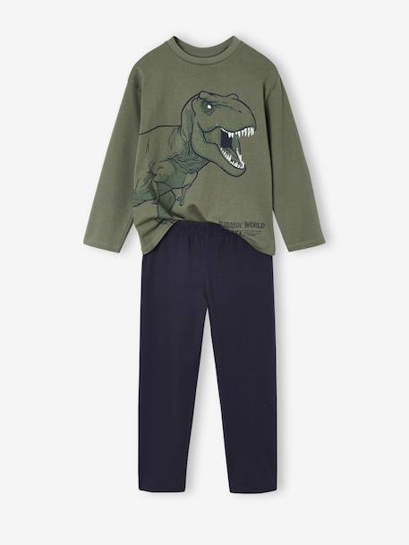 Pyjama bicolore Jurassic World garçon lichen/noir 1 - vertbaudet enfant 
