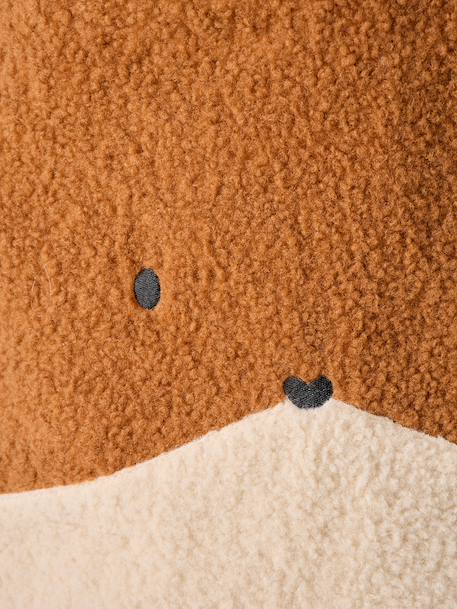 Panier Renard en sherpa caramel 3 - vertbaudet enfant 