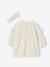 Ensemble naissance robe + bandeau imprimés coeurs écru 1 - vertbaudet enfant 