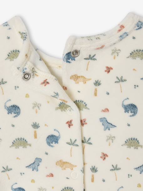 Lot de 2 pyjamas naissance 2 pièces velours écru 5 - vertbaudet enfant 