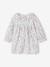 Ensemble naissance robe imprimée à fleurs + collants écru 2 - vertbaudet enfant 