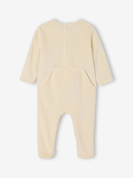 Lot de 2 dors-bien Disney Winnie l'ourson en velours cappuccino + écru 4 - vertbaudet enfant 