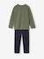 Pyjama bicolore Jurassic World garçon lichen/noir 5 - vertbaudet enfant 