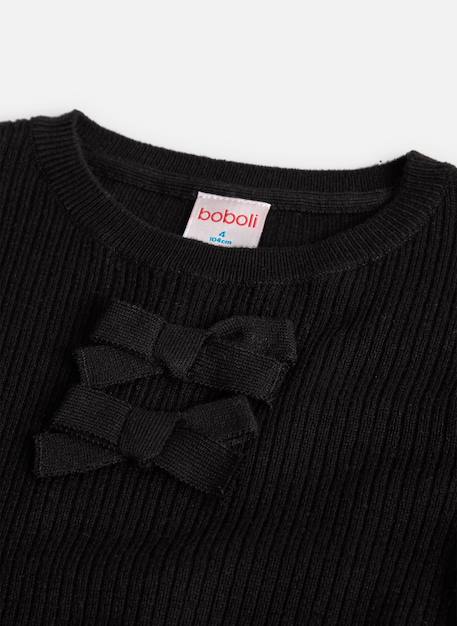 Pull brodé en polyester recyclé fille | Mayoral