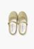 Chaussures babies en lin à scratch fin pour filles Aigue-marine+Blanc+Bleu de france+Bleu marine+Gris+Kaki+Rose+Sable 33 - vertbaudet enfant 