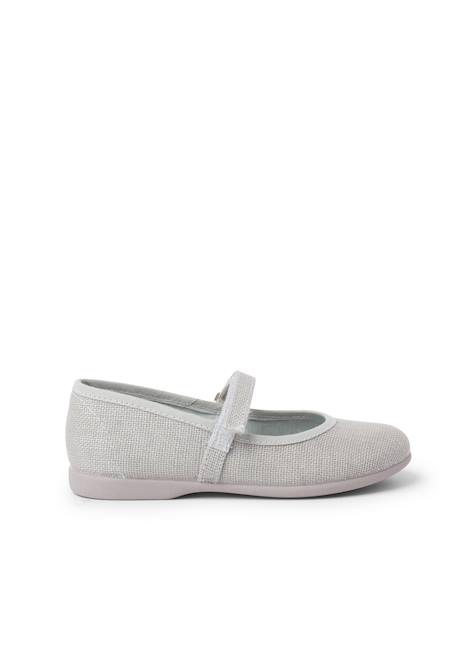 Chaussures babies en lin à scratch fin pour filles Aigue-marine+Blanc+Bleu de france+Bleu marine+Gris+Sable 23 - vertbaudet enfant 