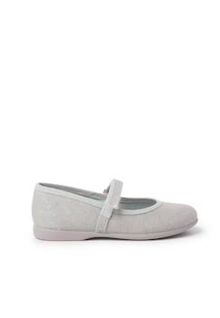 Chaussures-Chaussures bébé 17-26-Chaussures babies en lin à scratch fin pour filles