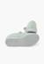Chaussures babies en lin à scratch fin pour filles Aigue-marine+Blanc+Bleu de france+Bleu marine+Gris+Kaki+Rose+Sable 3 - vertbaudet enfant 