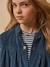 Robe fille en velours Kaki+Marine 8 - vertbaudet enfant 