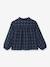 Blouse en gaze de coton fille marine 2 - vertbaudet enfant 