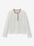 T-shirt tunisien tissu Liberty fille Coton biologique vanille 1 - vertbaudet enfant 