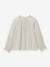 Blouse fille en gaze de coton écru 1 - vertbaudet enfant 