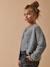 Cardigan fille avec laine et mohair gris 2 - vertbaudet enfant 