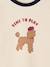 T-shirt fille motif chien détails glitter manches longues vanille 3 - vertbaudet enfant 