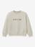 Sweat fille lettres en tissu Liberty coton biologique beige 1 - vertbaudet enfant 