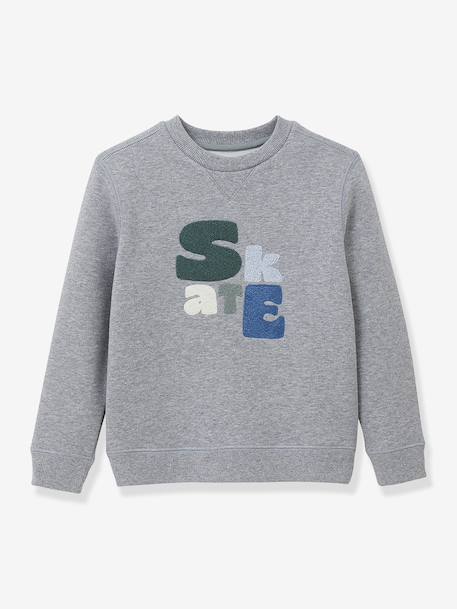Sweat Skate garçon gris 1 - vertbaudet enfant 