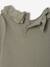 T-shirt bébé manches longues avec collerette brodée écru+kaki 6 - vertbaudet enfant 