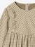 Robe vichy à volants fille carreaux gris+olive 9 - vertbaudet enfant 