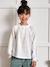 Blouse fille en gaze de coton écru 3 - vertbaudet enfant 
