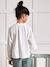 Blouse fille en gaze de coton écru 5 - vertbaudet enfant 