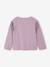 Tee-shirt fille à franges manches longues mauve 2 - vertbaudet enfant 
