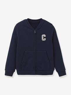 -Cardigan fille en molleton coton biologique