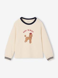 T-shirt fille motif chien détails glitter manches longues  - vertbaudet enfant