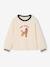 T-shirt fille motif chien détails glitter manches longues vanille 1 - vertbaudet enfant 
