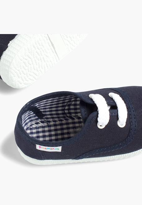 Baskets enfant avec lacets Blanc+Bleu marine+Bleu moyen+Gris+Rouge+Vert menthe 12 - vertbaudet enfant 