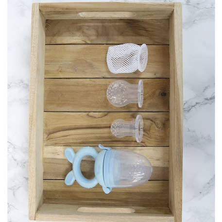 Grignoteur de fruits 4-en-1 foxy Beige+Bleu 8 - vertbaudet enfant 