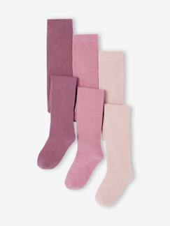 Lot de 3 paires de collants fille  - vertbaudet enfant