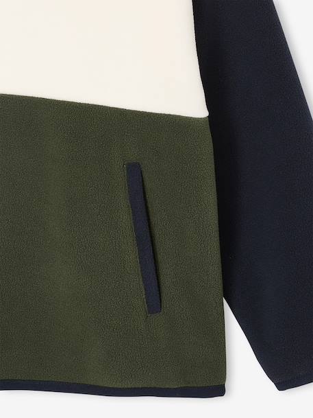 Sweat polaire garçon manches longues vert 7 - vertbaudet enfant 