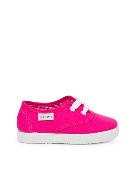 Baskets enfant avec lacets Fucsia+Rose 1 - vertbaudet enfant 