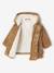 Manteau bébé en velours côtelé avec doublure en fausse fourrure caramel 3 - vertbaudet enfant 