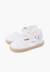 Espadrilles brodées à boucle Blanc+Bleu marine+Écru+Lilas+Rose 4 - vertbaudet enfant 