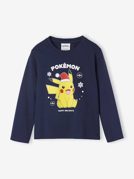 Pyjama de Noël garçon Pokemon marine/carreaux 2 - vertbaudet enfant 