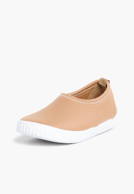 Tennis pour enfants style néoprène Bleu marine+Brun+Fucsia 7 - vertbaudet enfant 