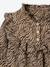Blouse fille gaze de coton motif zébré chocolat 5 - vertbaudet enfant 