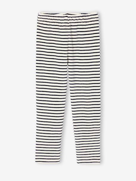 Lot 2 pyjamas fille velours coeurs écru 5 - vertbaudet enfant 