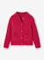 Gilet fille en bouclettes fuchsia 2 - vertbaudet enfant 