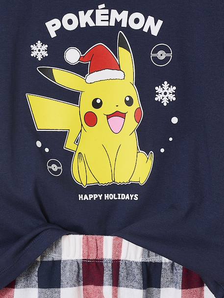 Pyjama de Noël garçon Pokemon marine/carreaux 4 - vertbaudet enfant 