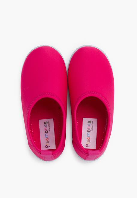 Tennis pour enfants style néoprène Bleu marine+Brun+Fucsia 15 - vertbaudet enfant 
