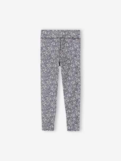 Legging technique sport imprimé fille anthracite 4 - vertbaudet enfant 