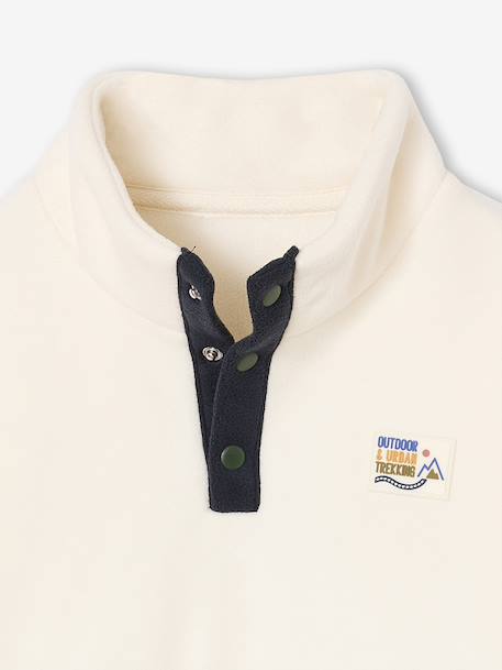 Sweat polaire garçon manches longues vert 6 - vertbaudet enfant 