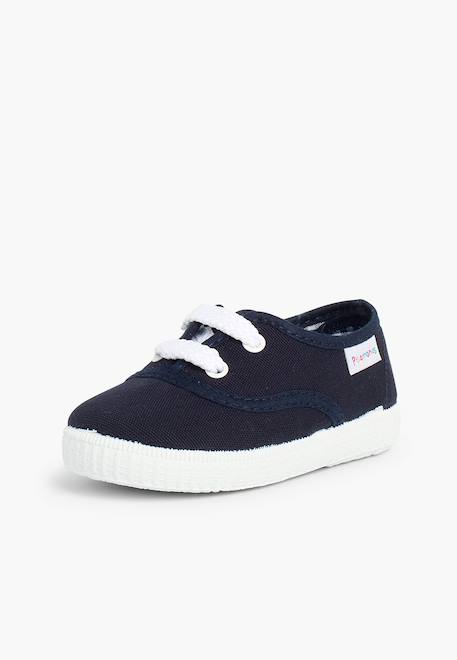 Baskets enfant avec lacets Blanc+Bleu marine+Bleu moyen+Gris+Rouge+Vert menthe 8 - vertbaudet enfant 