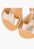 Sandales cuir lisse métallisées Argent+Bronze+Plomb 12 - vertbaudet enfant 