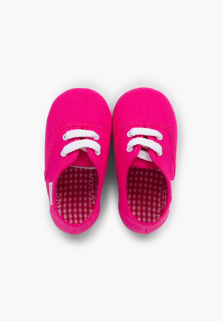 Baskets enfant avec lacets Fucsia+Rose 5 - vertbaudet enfant 