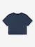 Tee-shirt fille Boxy meet and greek LEVI'S manches courtes marine 2 - vertbaudet enfant 