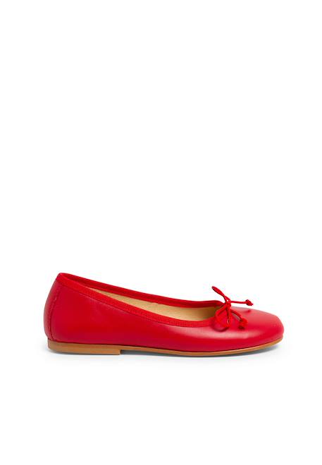 Ballerines de couleurs pour fille  en cuir Argent+Bleu marine+Rouge 12 - vertbaudet enfant 